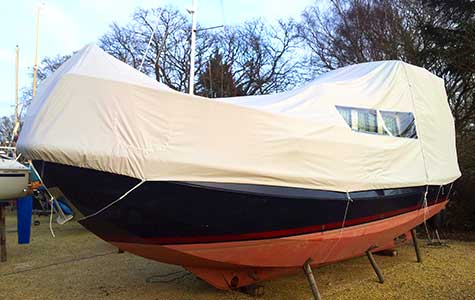Winter boat covers