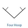 Four-hoop frame