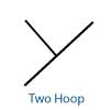 Two-hoop frame